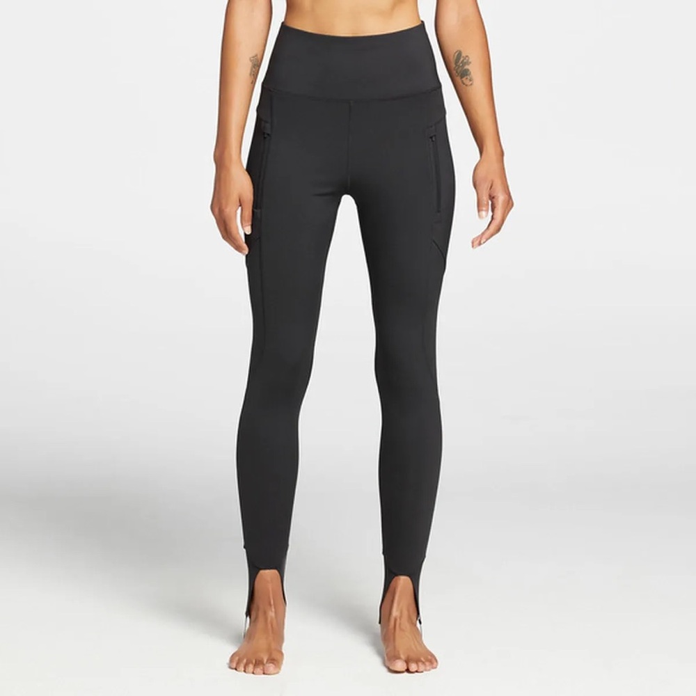 NWOT. CALIA. Sculpt Stirrup Tights. Black. Medium.